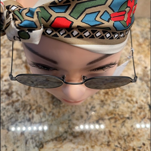 THE ROW - EYEVAN COLLABORATION FLYNN NAVY TITANIUM SUNGLASSES - Picture 4 of 16